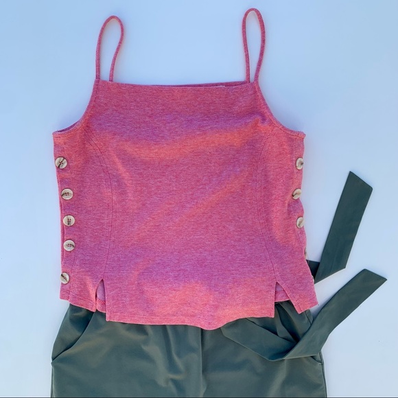 Anthropologie Meadow Rue Pantego Side Button Tank - Picture 5 of 15